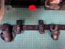 Handmade Leather 1911 Holsters mag pouches belt complete rig