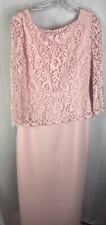 Talbots Pink Mother Of The Bride Dress Size 8 EUC