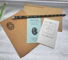 Antq Eagle Brand Tin Whistle Wm. S. Haynes Co Boehm Flutes & Piccolos Price List