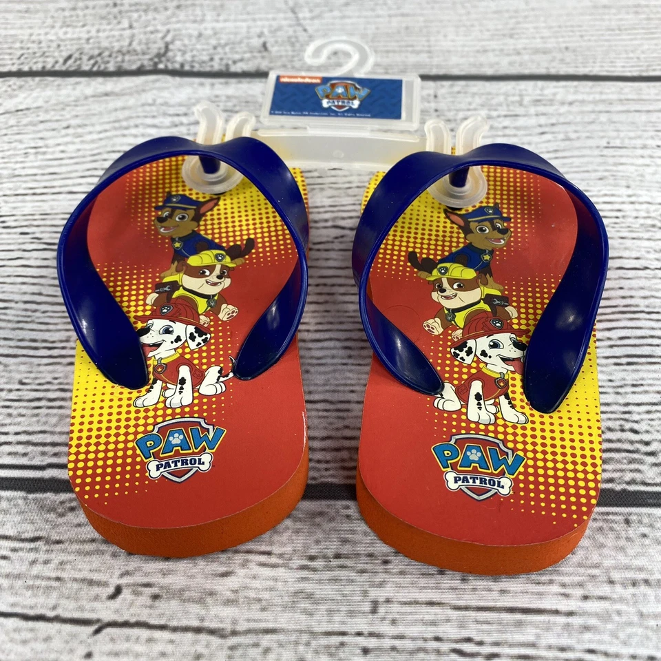 Chanclas Nickolodeon Paw Patrol bebé talla 5/sandalias sin cordones para niños naranja NUEVAS Foto 3 de 4