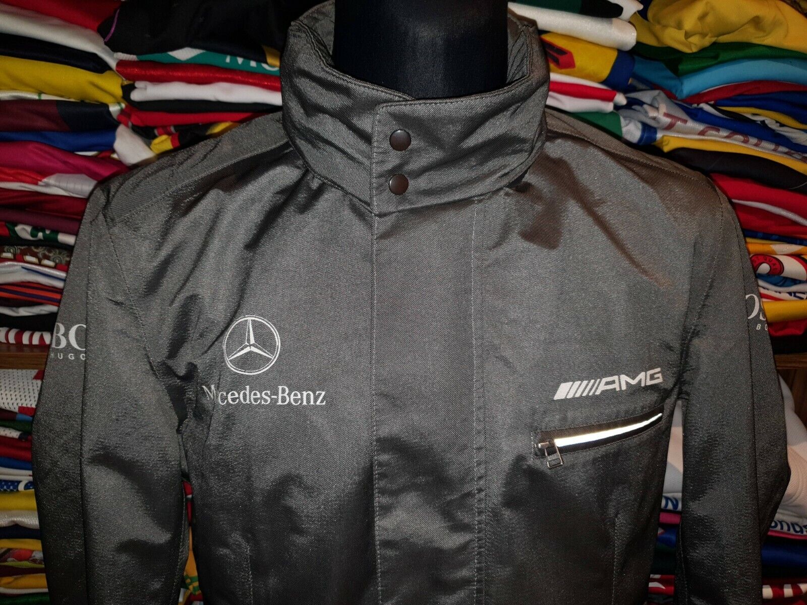 Blouson Homme AMG Mercedes-Benz imprimé Mode Regular Fit Col