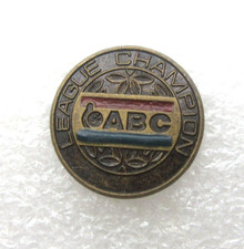 Vintage ABC Bowling League Champion Lapel Pin (C284) Made in USA
