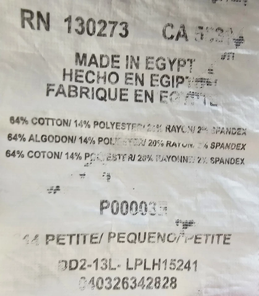 Pantalones cortos Lee Platinum Label para mujer talla 14P 14 azul pequeño Foto 4 de 4