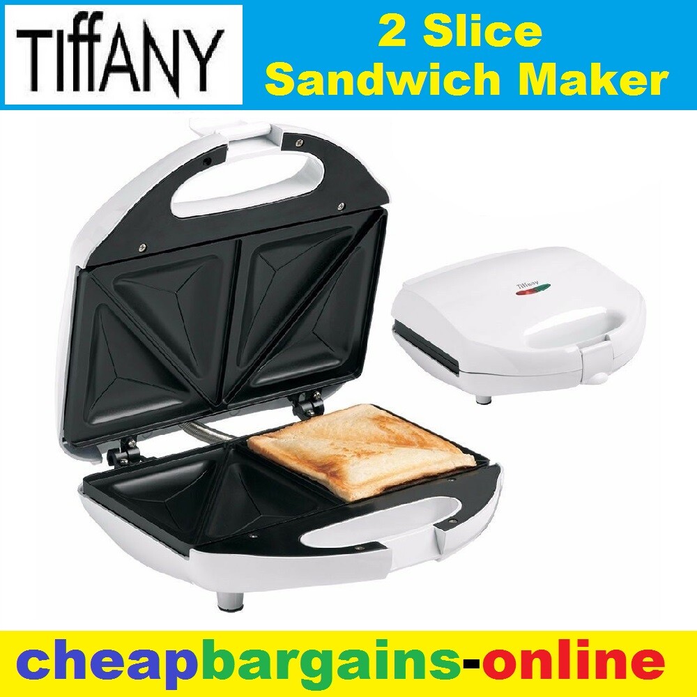 TIFFANY SANDWICH MAKER PRESS GRILL JAFFLE IRON TOASTER NON STICK