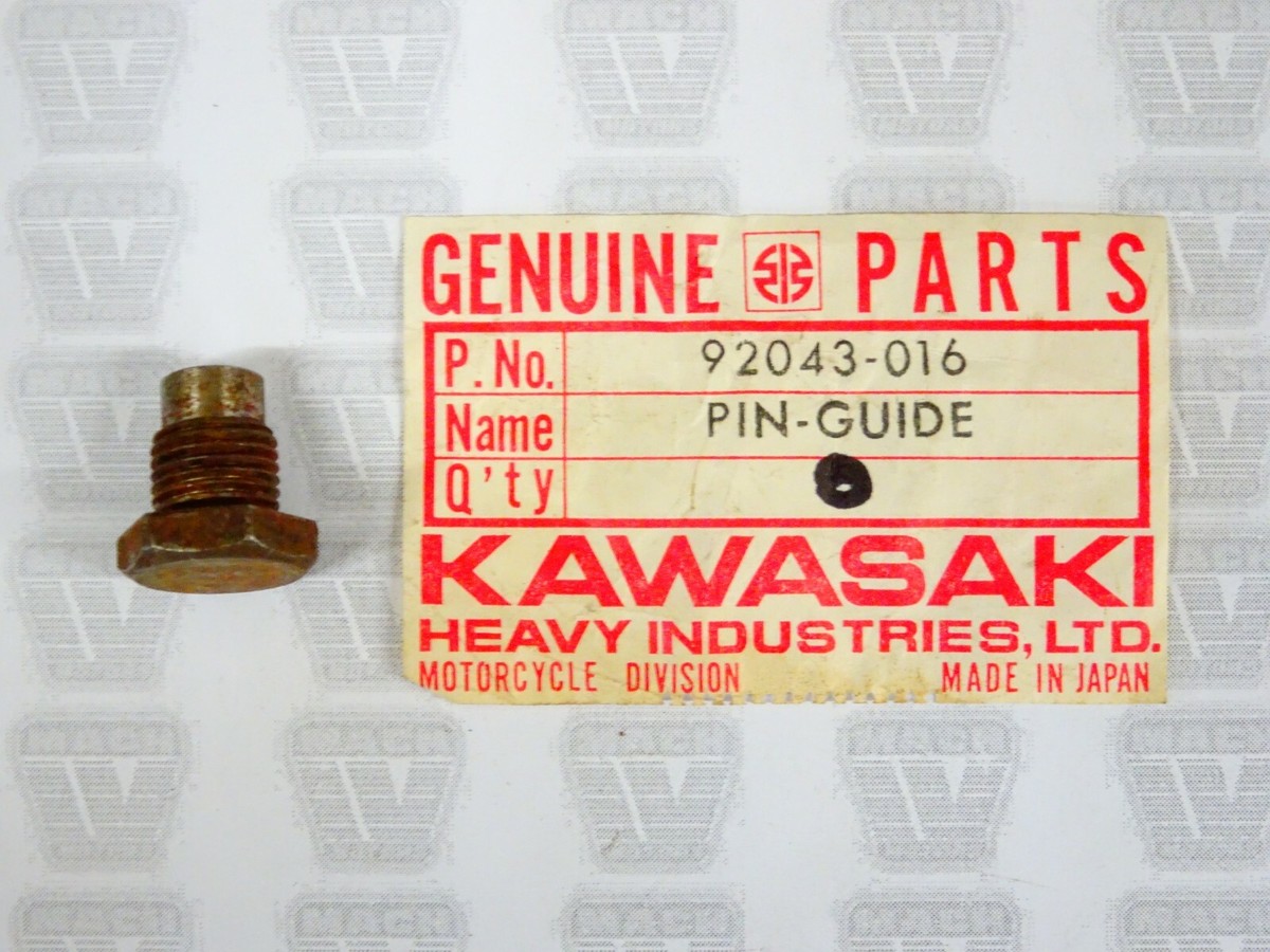 Kawasaki NOS NEW 92043-016 Selector Fork Guide Pin Z1 H1 H2