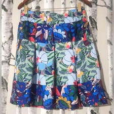 Anthropologie Maeve pleated mini skirt Size 8