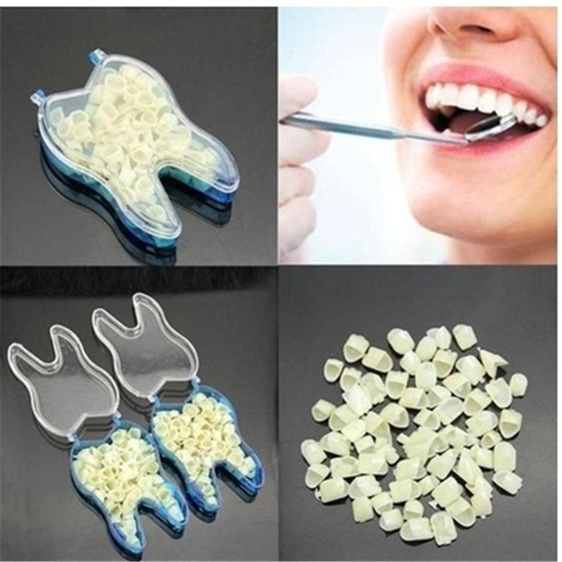 60pcs/box Polycarbonate Cap Temporary Crowns Posteriors Molar Resin