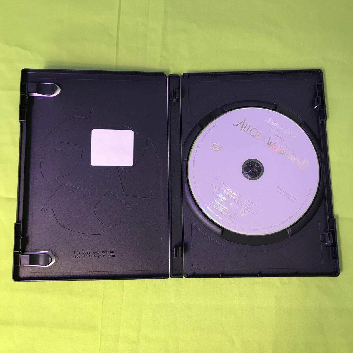ソサエティー DVD ディスクのみ Alice in Wonderland (DVD, 2010, Disney, Tim Burton, Johnny Depp