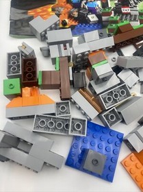 Lego 21113 Minecraft The Cave Complete Set Minifigures Manual