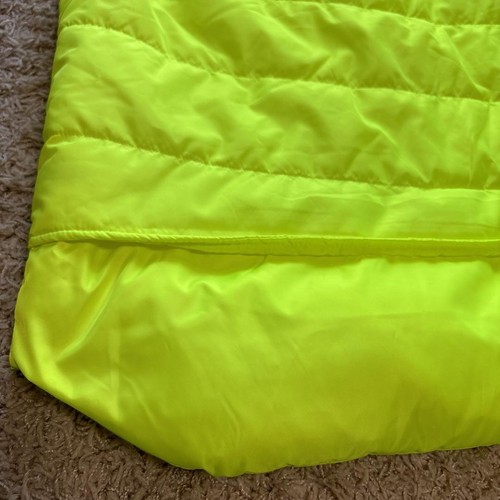 Diesel Men M Down Vest Yellow Fluorescent Polyester Luxury Stylish Casual Used - Picture 6 of 20
