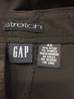 Gap Strech Flat Front RN 54023 Nylon Blend Black Career Pants Size 4 EUC — photo 6