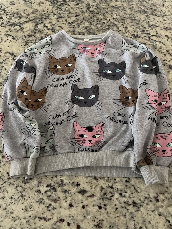 Girls Pullover Sweatshirt - Size 11-12 Y