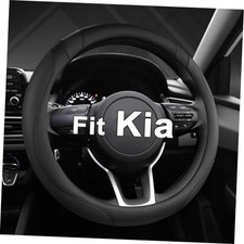 Customized Auto Car Steering Wheel Cover for Kia Sportage Sorento A-Black
