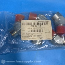 Parker 1/2 CD45-S Bag of 5 45 Deg Street Elbow FNOB
