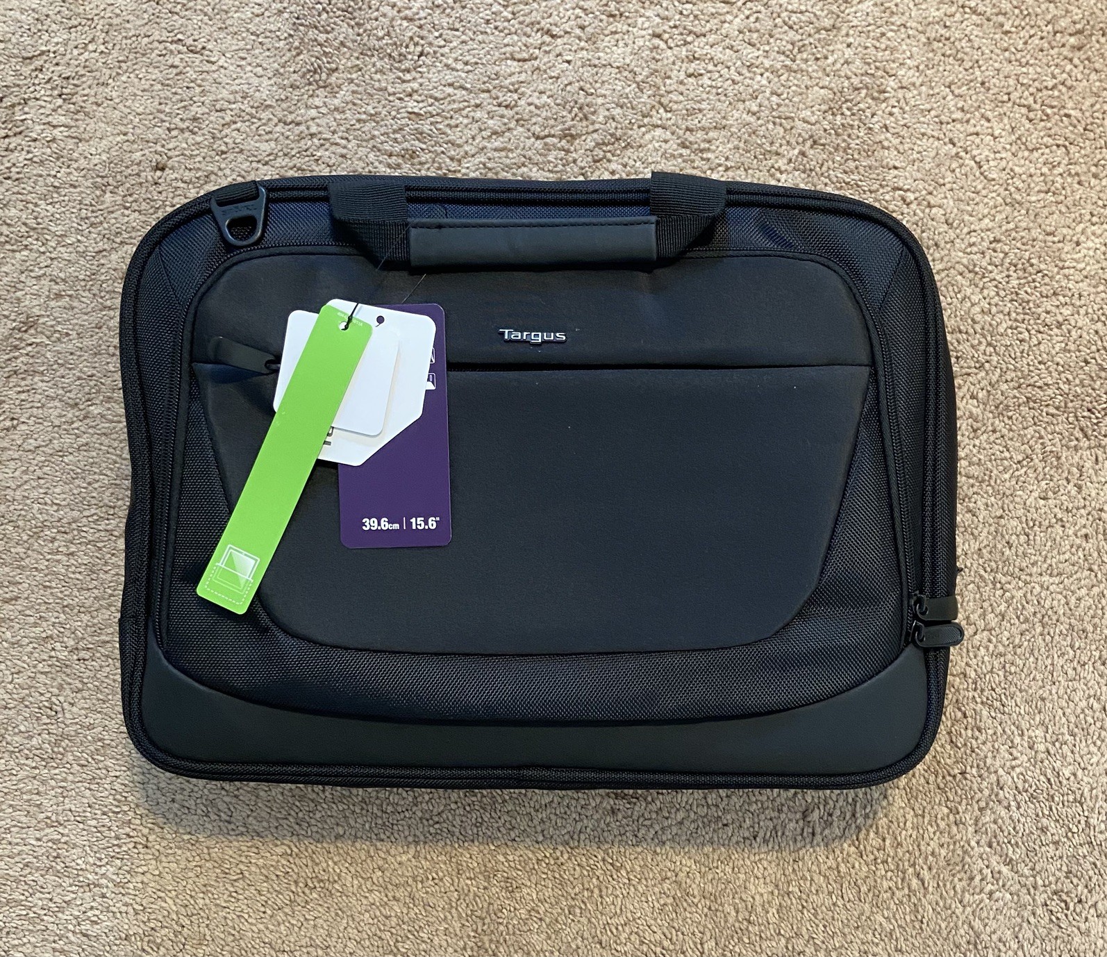 Targus citylite laptop briefcase black 15. 6 inches nwt comes with accessories