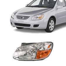 Headlight Left Halogen Clear Kia Spectra 2007-2009 Headlight Left Halogen Clear Kia Spectra 2007-2009
