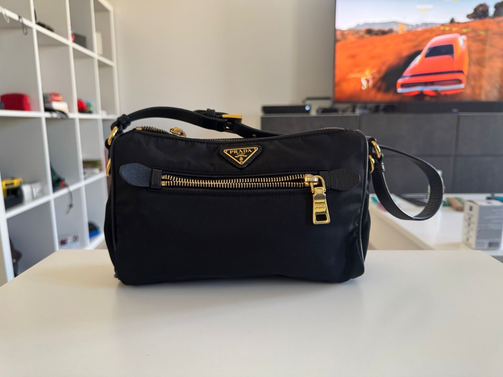 Borsa Pochette Prada in Nylon