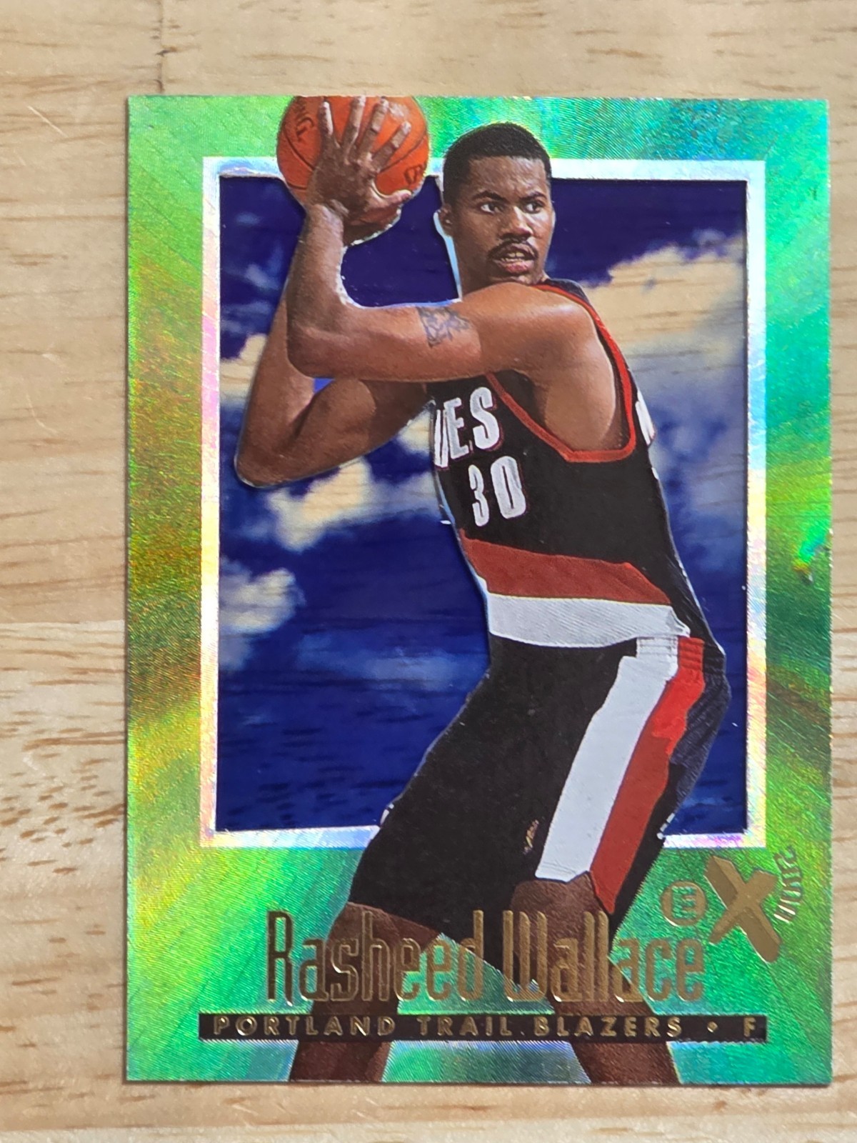 1996-97 Skybox EX 2000 Rasheed Wallace #60