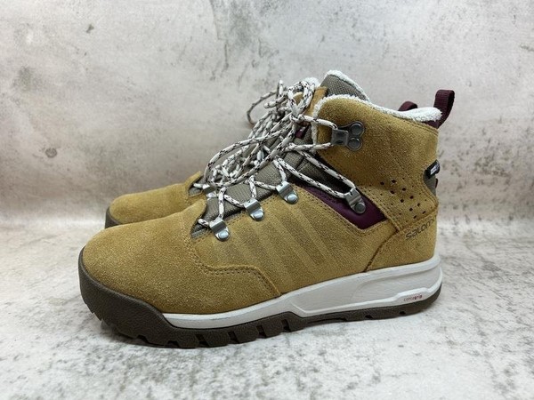 Women Salomon Boots Mustard Suede 38