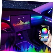 for Car LED Ambient Lighting Kit Smart RGB Bulb Interior Decor Cars Neon