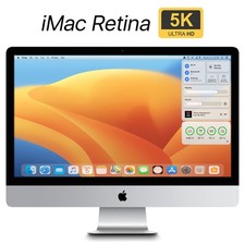 2017 Apple iMac 27" i5 3.50GHz/16GB/32GB 1TB Fusion - Silver A1419 w/Warranty