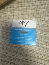No7 HydraLuminous Hydrating Day Gel 1.69 fl oz New in Box