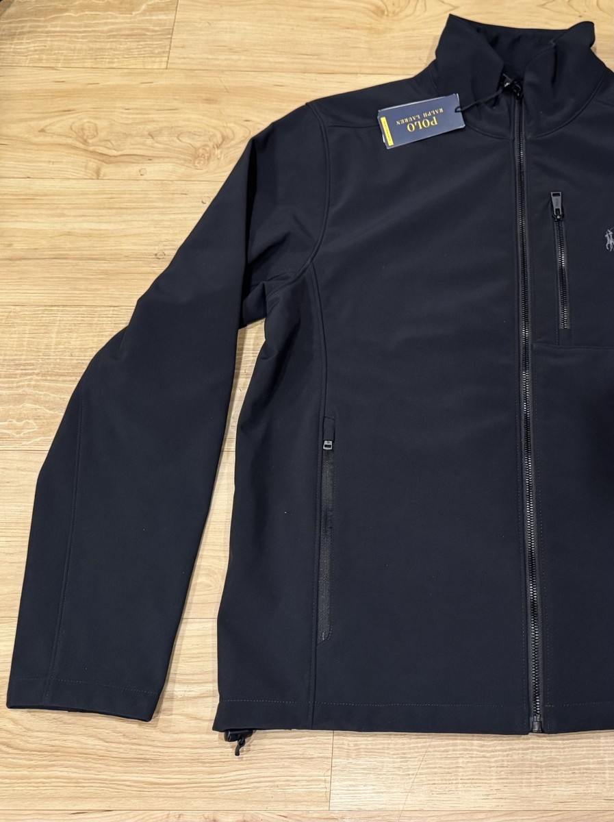 Polo Ralph Lauren Men's Soft Shell Full-Zip Stitched Pony Jacket