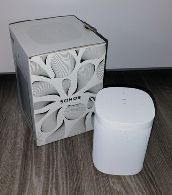 Sonos One (Gen 2) Lautsprecher - Weiß (ONEG2EU1) - wie neu