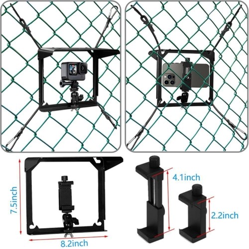 Small Metal Photography Fence Stand Upgrades for Recording Baseball - Picture 6 of 8