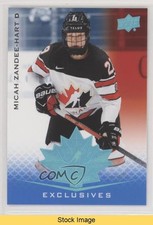 2021 Upper Deck Team Canada Juniors Blue Micah Zandee-Hart #56 READ 0i47