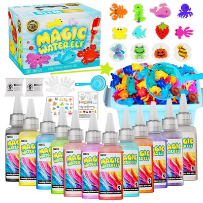 #ad Magic Water Toy Elf KitAqua Fairy Water Gel Kit 12 Magic Gels amp;12 Molds Make $26.80