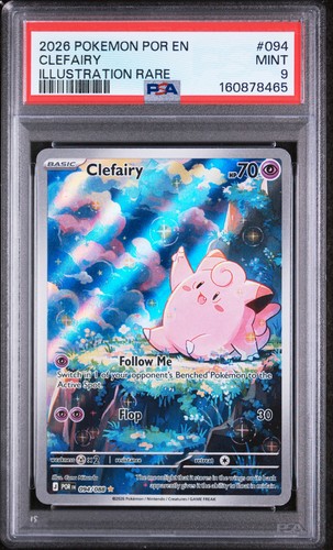 Clefairy graded PSA 9 for sale on eBay