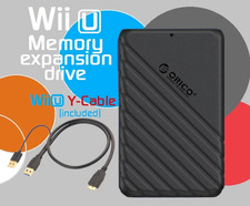 1TB or 500GB External Hard Drive for Nintendo Wii or Wii U Orico Expansion Drive