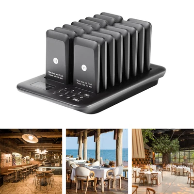 SEVICO 16x Gäste-Pager Pager Rufsystem Restaurant Pager System Restaurant 100–300 m