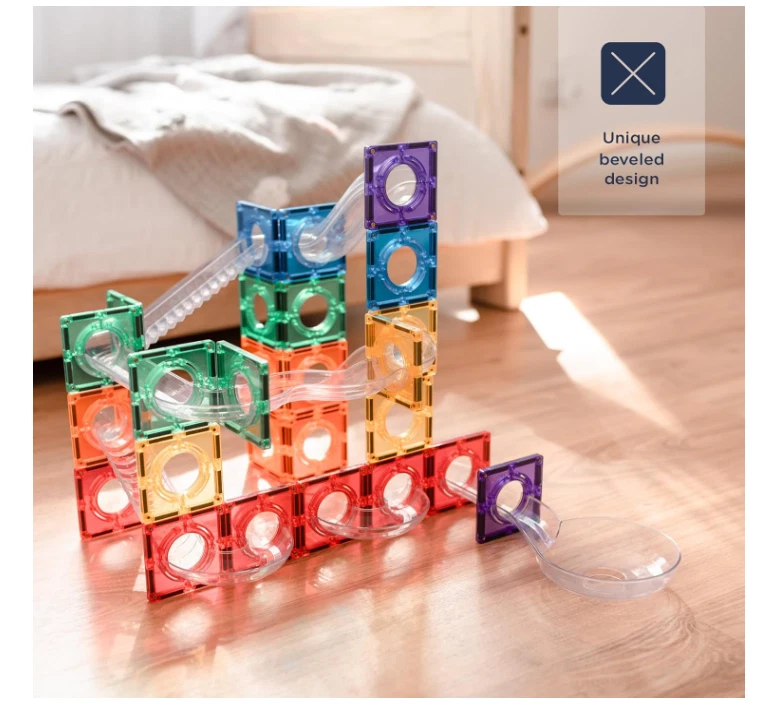 Connetix Rainbow Ball Run Pack – 92‑Piece Magnetic Motion Building Set - Image 4 of 4