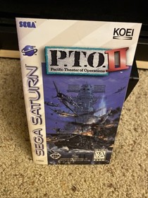 PTO II: Pacific Theater of Operations Sega Saturn CIB Complete w/ Manual Tested