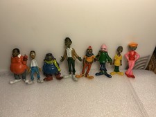 FAT ALBERT AND THE JUNKYARD GANG COSBY KIDS ACTION FIGURES. SET OF 8