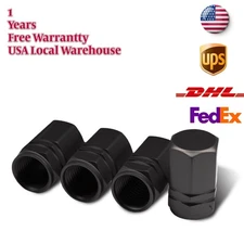 4Pcs Aluminum Car Tire Valve Caps Tyre Valve Stem Cover Air Dust Wheel Rim Caps