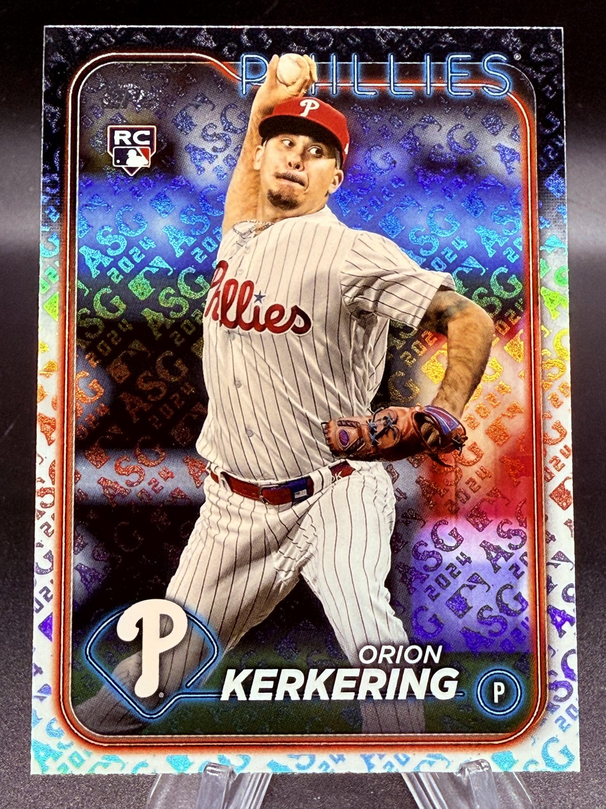 2024 Topps #520 Orion Kerkering RC Rookie ASG Exclusive Foil SP Phillies