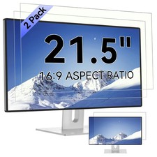  2-Pack 21.5 Inch Computer Blue Light Blocking Screen Protector for 16:9 Wid...
