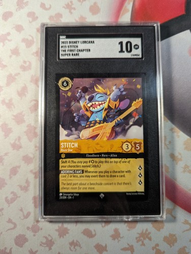 Stitch - Rock Star graded SGC 10 for sale on eBay