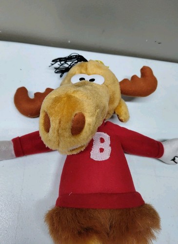 Nanco 1991 Bullwinkle Plush Vintage 14" Stuffed Animal Rocky and Bullwinkle Toy - Picture 6 of 10