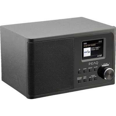 PEAQ PDR 170BT-B-2 Radio Schwarz (DAB+)