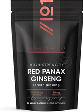 Panax Ginseng Extract 15,000Mg ? 50Mg Ginsenoids High Strength Korean Red Ginsen