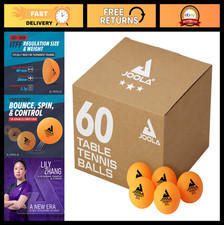 High-Quality 3 Star Table Tennis Balls - 40 mm Regulation Ping Pong Balls for Co