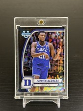 2025 Bowman Chrome U Patrick Ngongba Black Wave 1st Duke Sweet 16