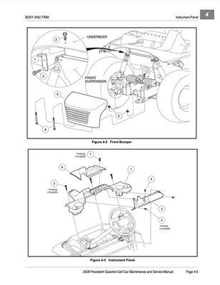 Club Car Precedent 2008 Model Service Repair Manual, Workshop Manual