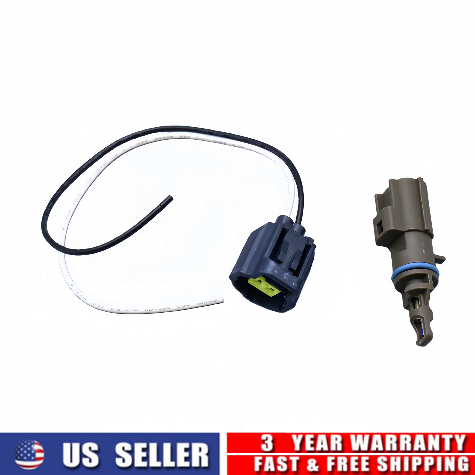 Intake Air Temp Sensor W/Connector For Ford F150 3.0L F250 F350 F450 F550 6.7L thumbnail 10