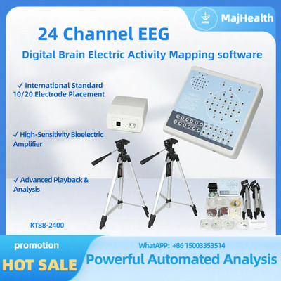 24 Channel EEG Digital Brain Electric Activity Mapping software KT88-2400