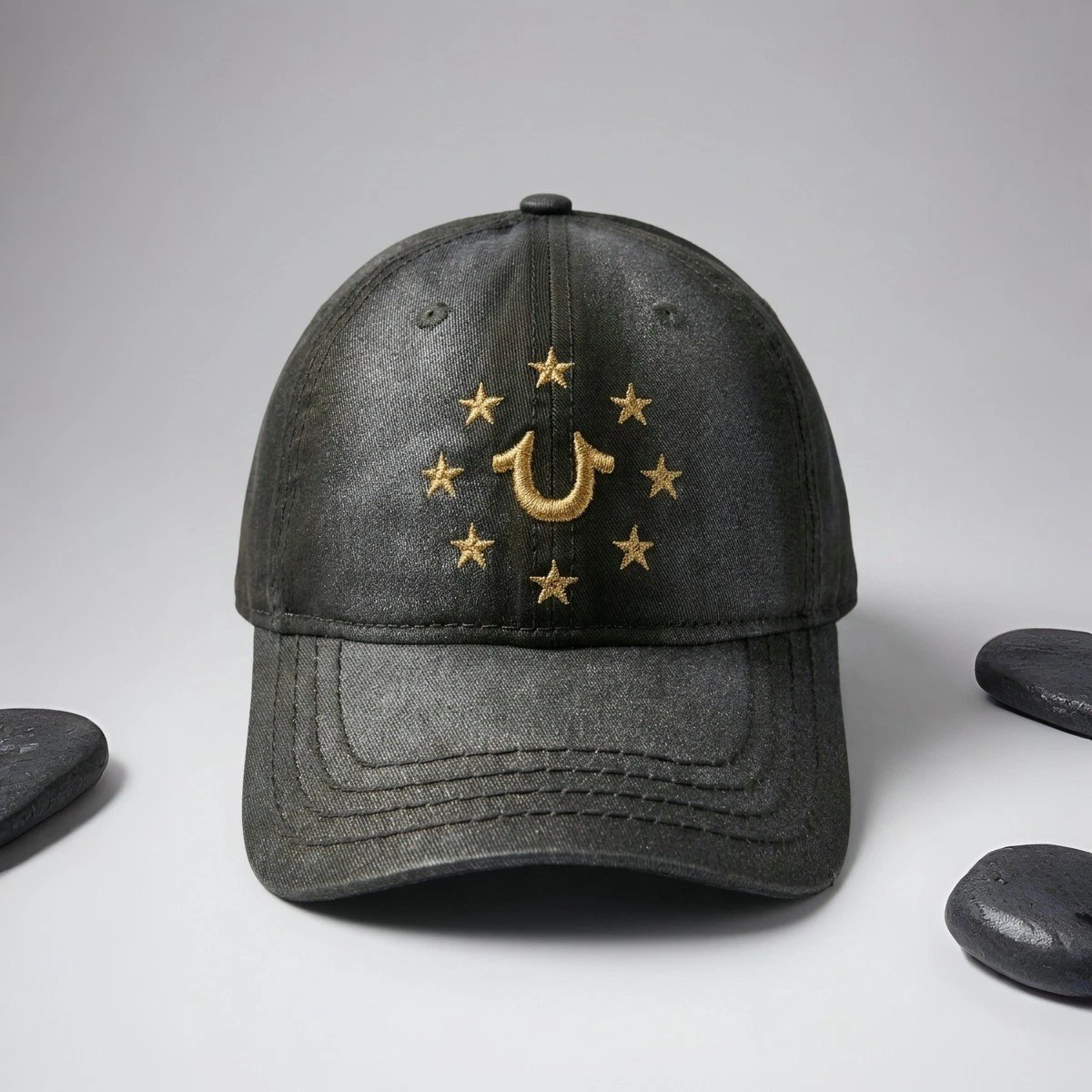 True Religion Flight Cap, Genuine Leather